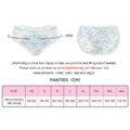 Cottagecore Pattern Tucking Gaff Panties Green