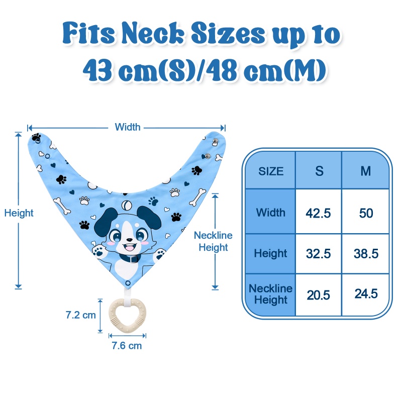 Good Boy Little Blue Chew Adult Bib