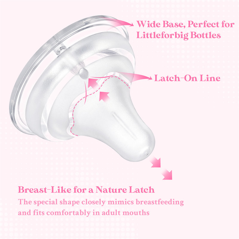 Textured Surface Bottle Bottle Nipples 3-Pack