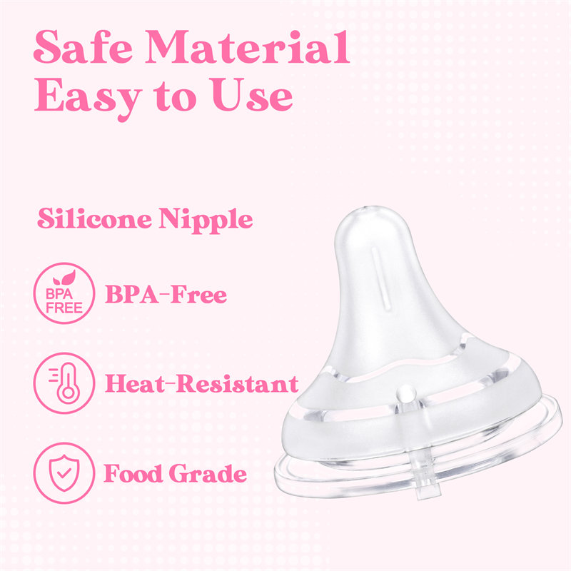 Textured Surface Bottle Bottle Nipples 3-Pack