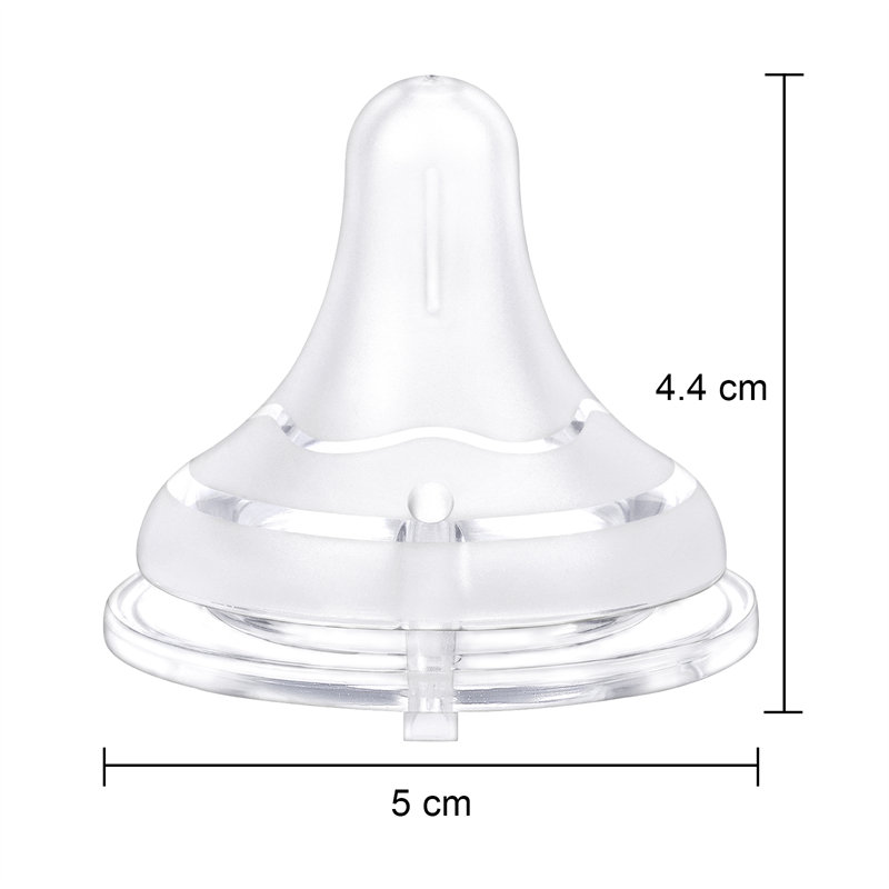 Textured Surface Bottle Bottle Nipples 3-Pack