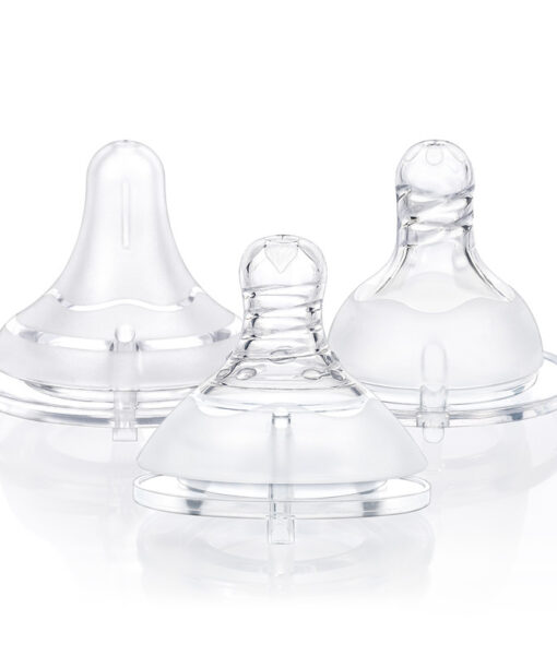 Soft Touch Bottle Nipples for Adults Assorted 3-Pack