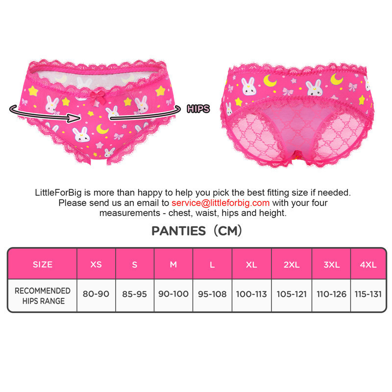 Cheeky Usagi Tucking Gaff Panties Hot Pink