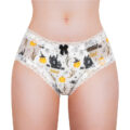 Pumpkin Halloween Pattern Tucking Gaff Panties