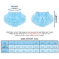 Ballerina Tutu Bloomers Skirted Panties Blue