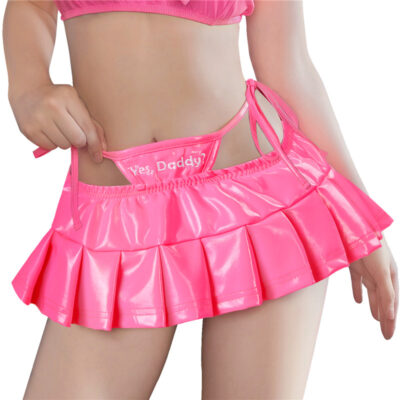 Yes Daddy Y2K Side-Tie Micro Mini Skirt