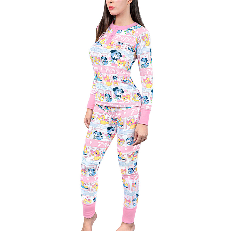 Puppy Love Little Blue Pajamas Set