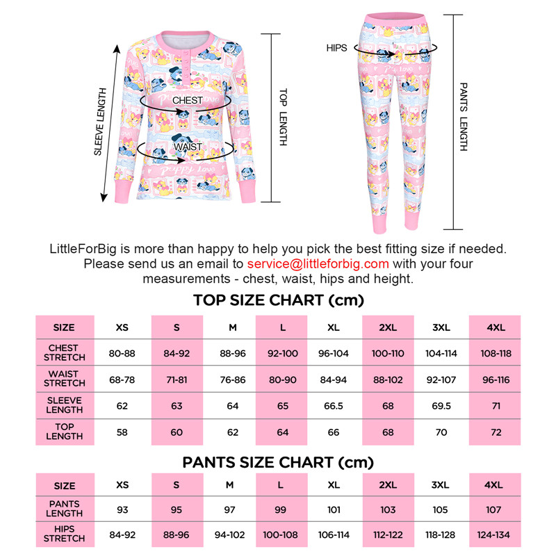 Puppy Love Little Blue Pajamas Set