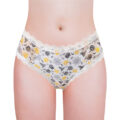 Skelly Halloween Pattern Cheeky Bow Tucking Gaff Panties
