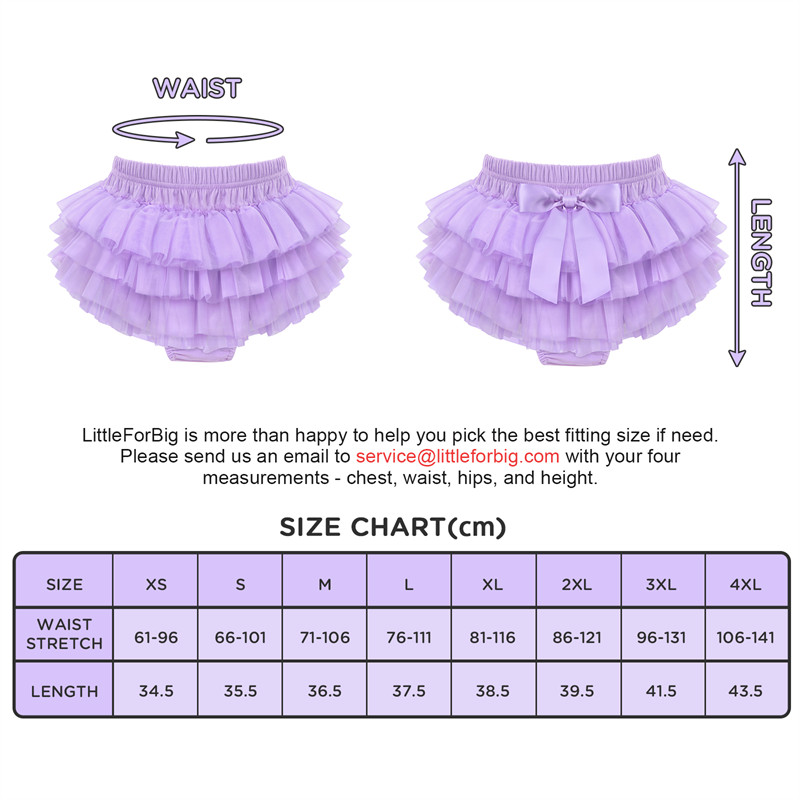 Ballerina Tutu Bloomers Skirted Panties Purple