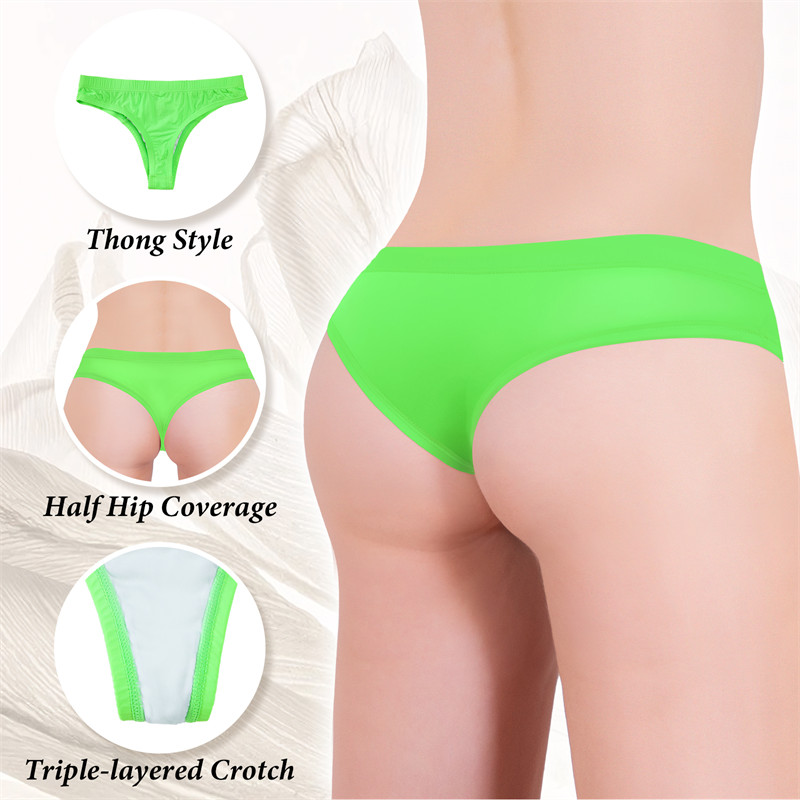 Tucking Gaff Brazilian Cheeky Panties Green
