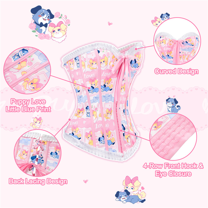 Puppy Love Little Blue Corset