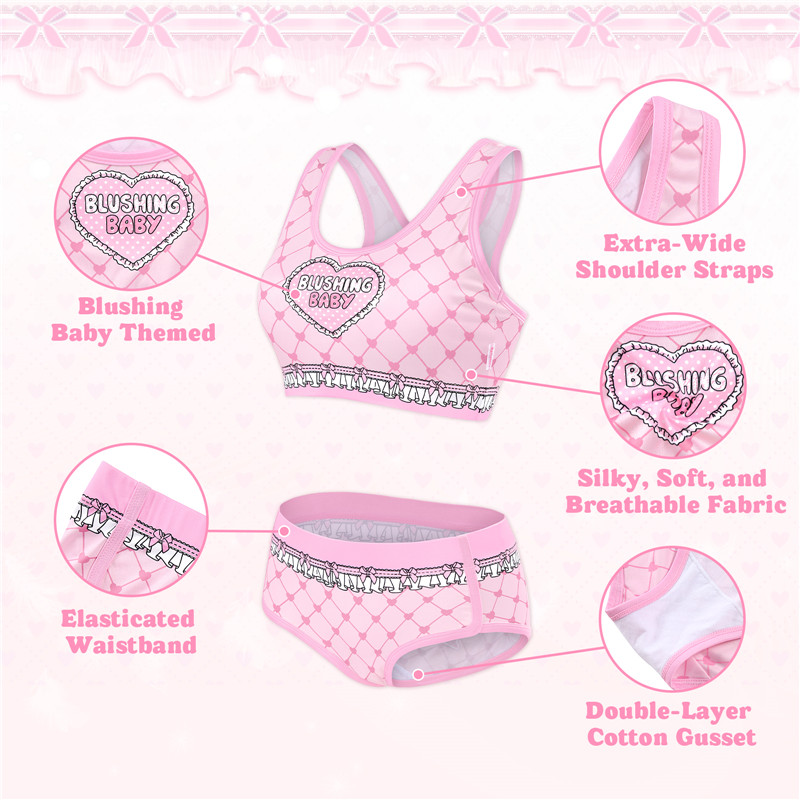 Blushing Baby Bralette Set