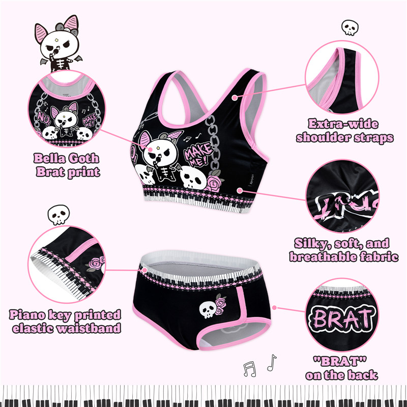 Bella Goth Brat Bralette Set