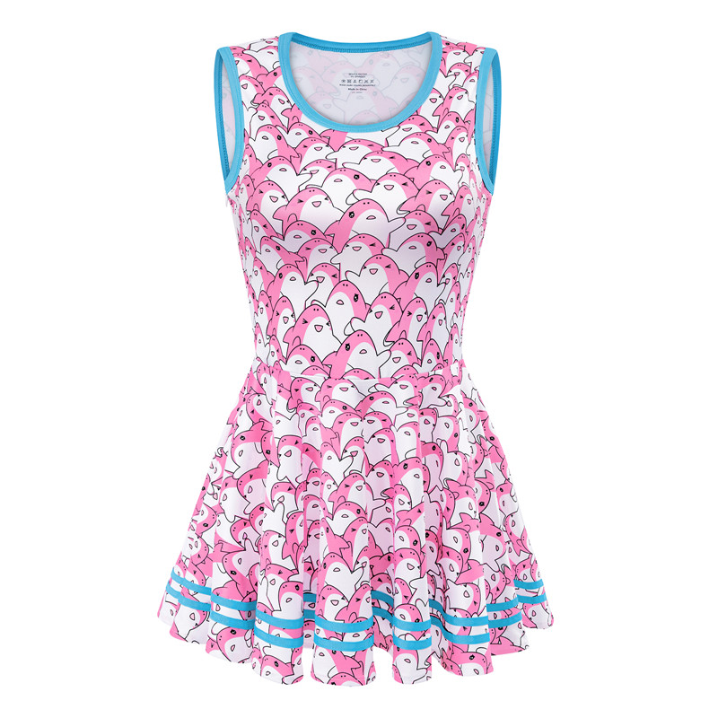 Shark Friend Mini Dress Pink