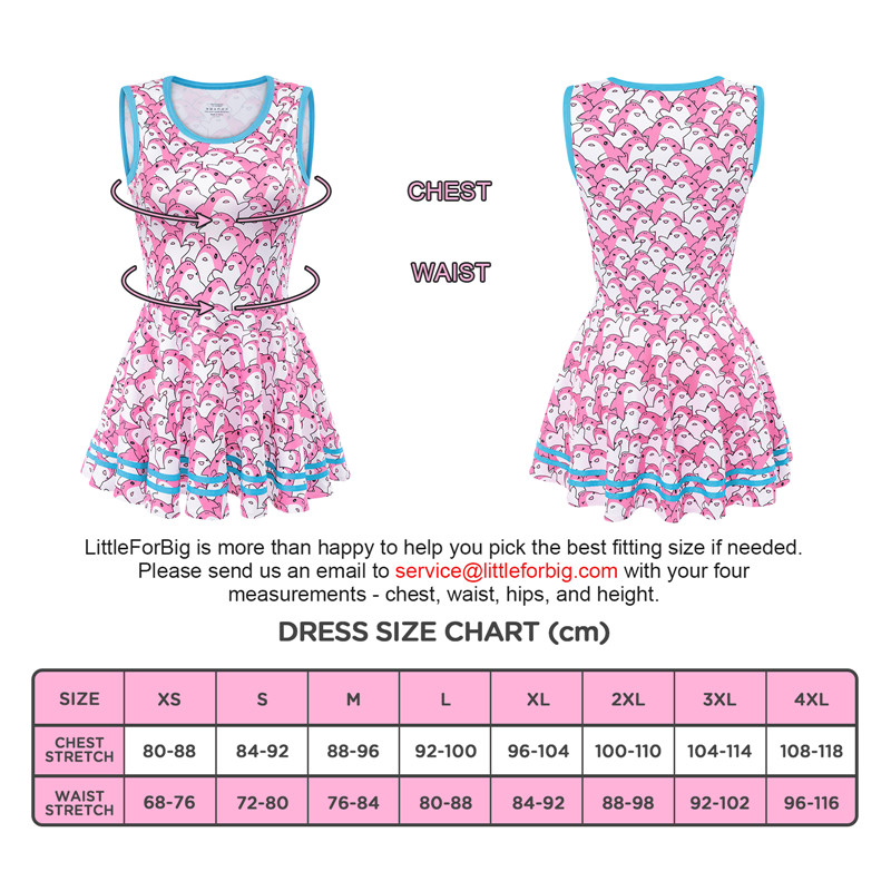 Shark Friend Mini Dress Pink