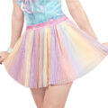 Rainbow Pleated Skirt