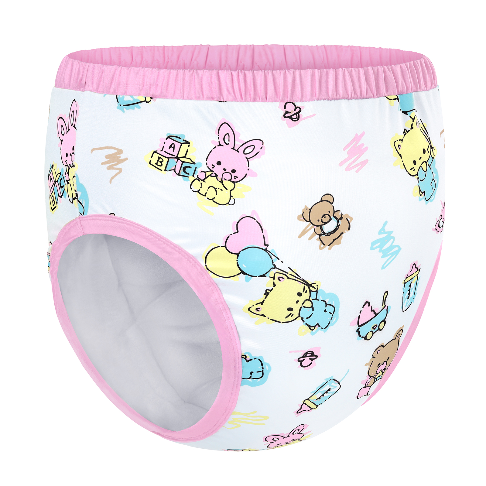 Full Print Baby Cuties Adult Training Pants