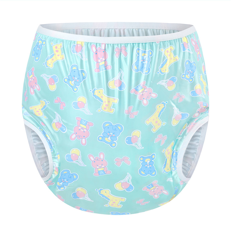 Full Print Baby Parade Adult Plastic Pull Up Diaper Pants Cover