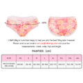 Rose Pattern Tucking Gaff Panties
