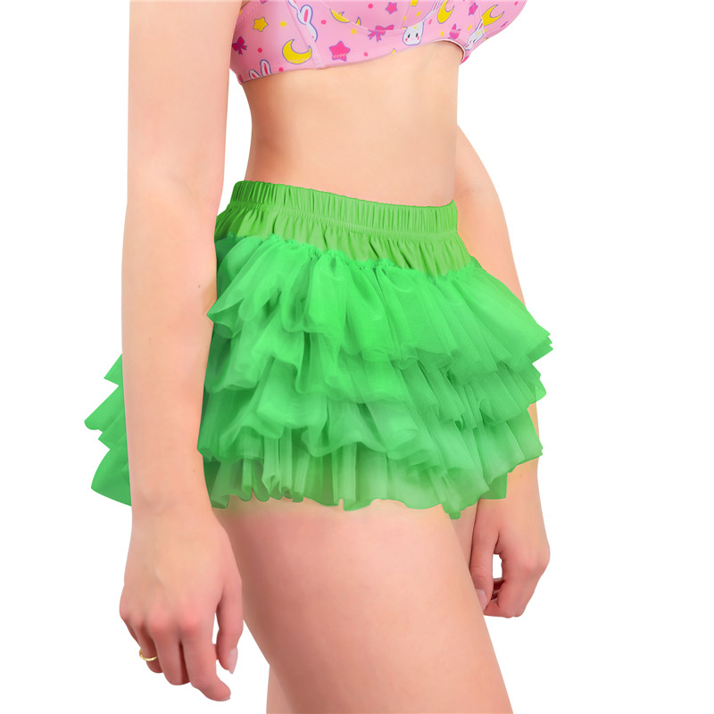 Ballerina Tutu Bloomers Skirted Panties Green