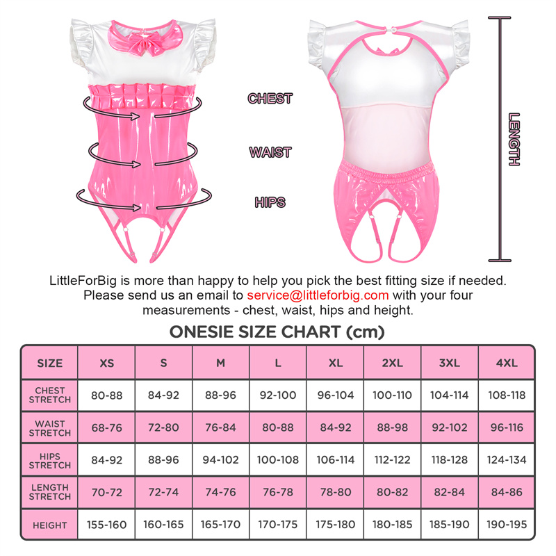 Latex-Like Peekaboo Onesie Bodysuit