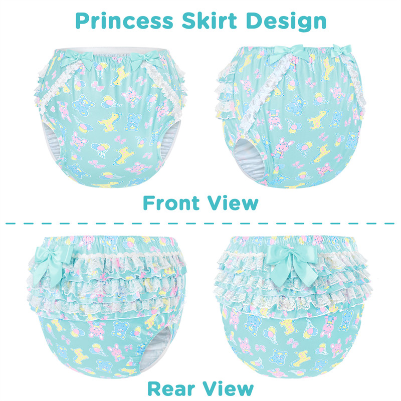Baby Parade Pattern Ruffle Adult Diaper Cover