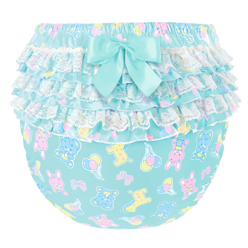 Baby Parade Pattern Ruffle Adult Diaper Cover