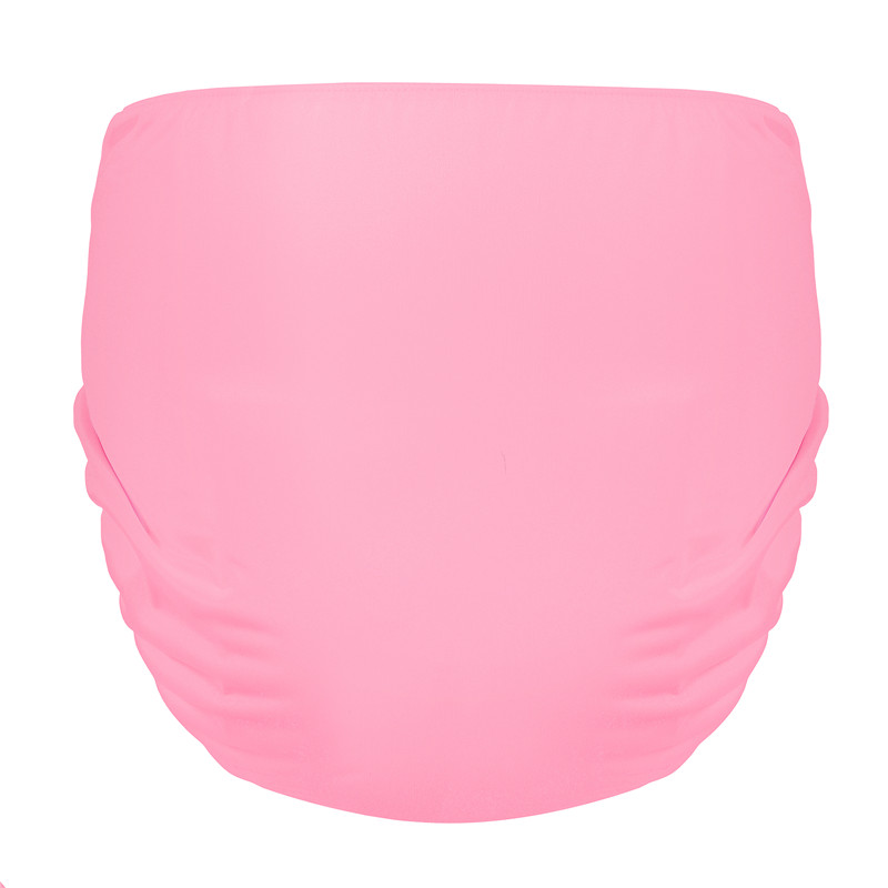 Hook-and-Loop Adult Training Pants Pink