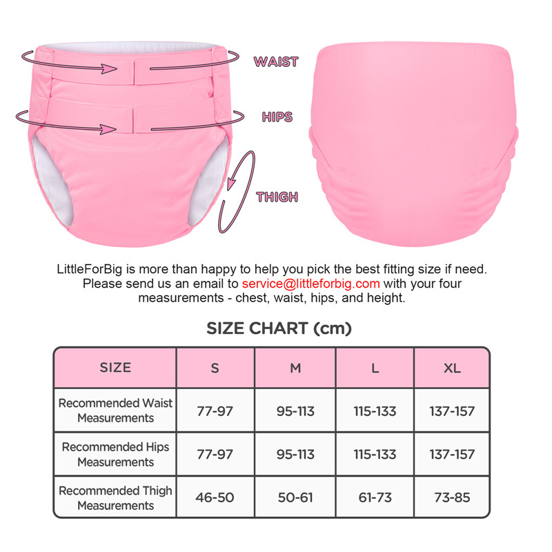 Hook-and-Loop Adult Training Pants Pink