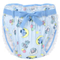 Little Blue Silky Ribbon Omutsu Japanese Diaper Cover