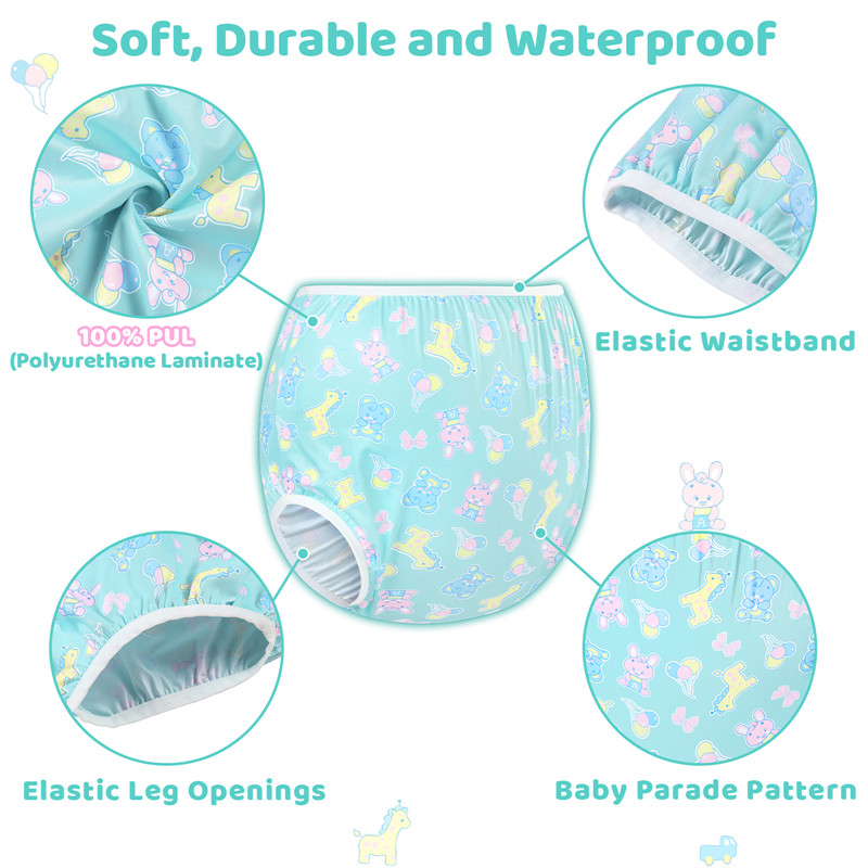 Full Print Baby Parade Adult Cloth Pull Up Diaper Pants Cover