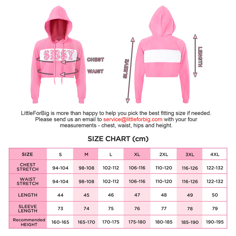 Pastel SissyUniversity Cropped Hoodie Sweatshirt Pink