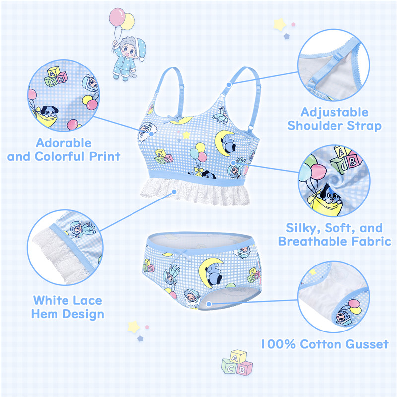 Little Blue Bralette Set