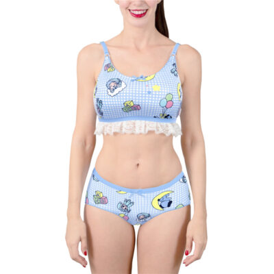 Little Blue Bralette Set
