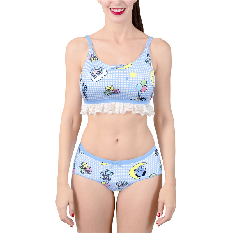 Little Blue Bralette Set