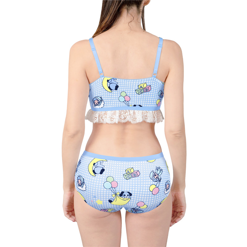 Little Blue Bralette Set