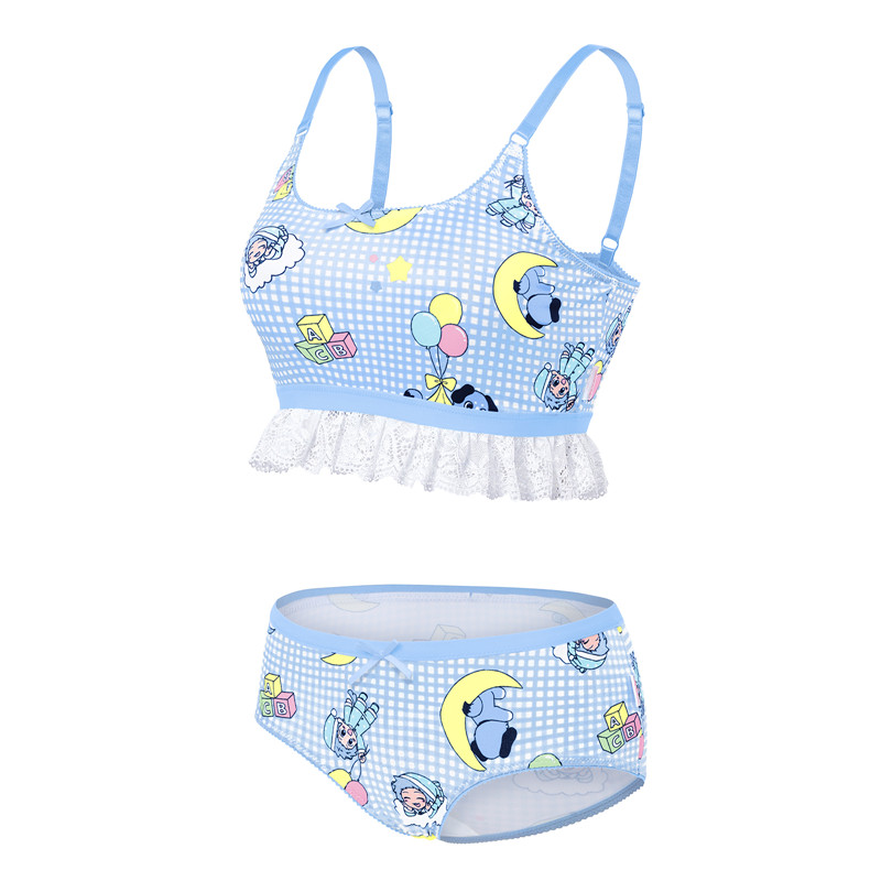 Little Blue Bralette Set