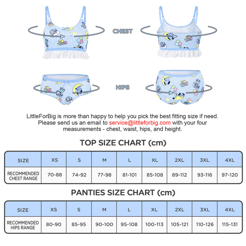 Little Blue Bralette Set