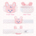 Baby Parade Wrist Rattles Pink Bunny