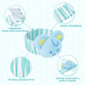 Baby Parade Wrist Rattles Blue Bear