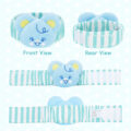 Baby Parade Wrist Rattles Blue Bear