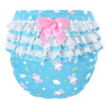 Snuggle Bunny Pattern Ruffle Adult Diaper Cover