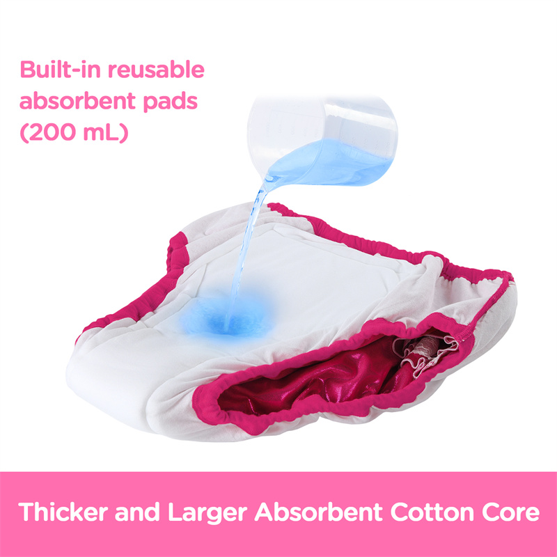 Pretty in Hot Pink Shiny Glitter Adult Training Pants