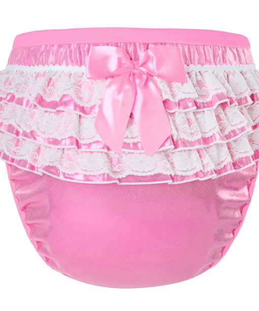 Pretty in Pink Shiny Glitter Adult Training Pants