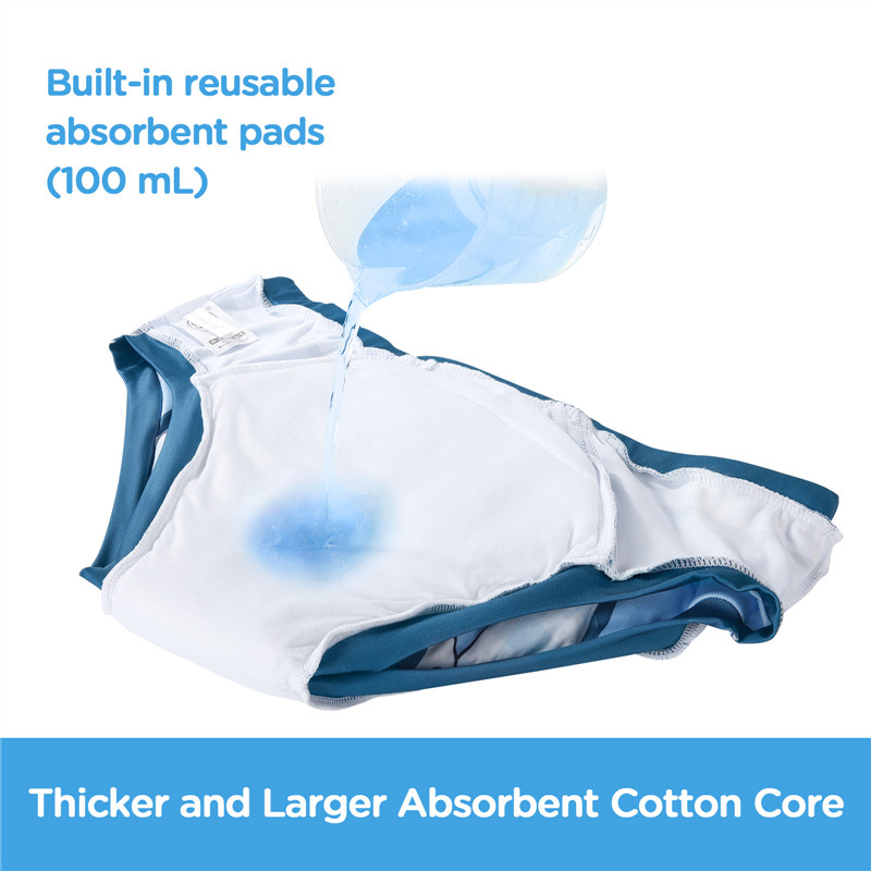 Little Blue High-Waisted Briefs Training Pants