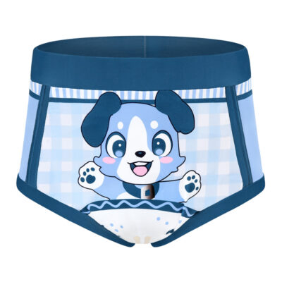 Little Blue High-Waisted Briefs Training Pants