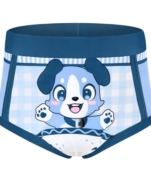 Little Blue High-Waisted Briefs Training Pants