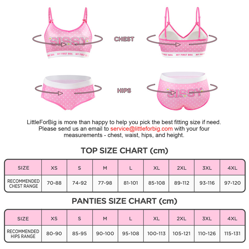 My First Sissy Training Bralette Set