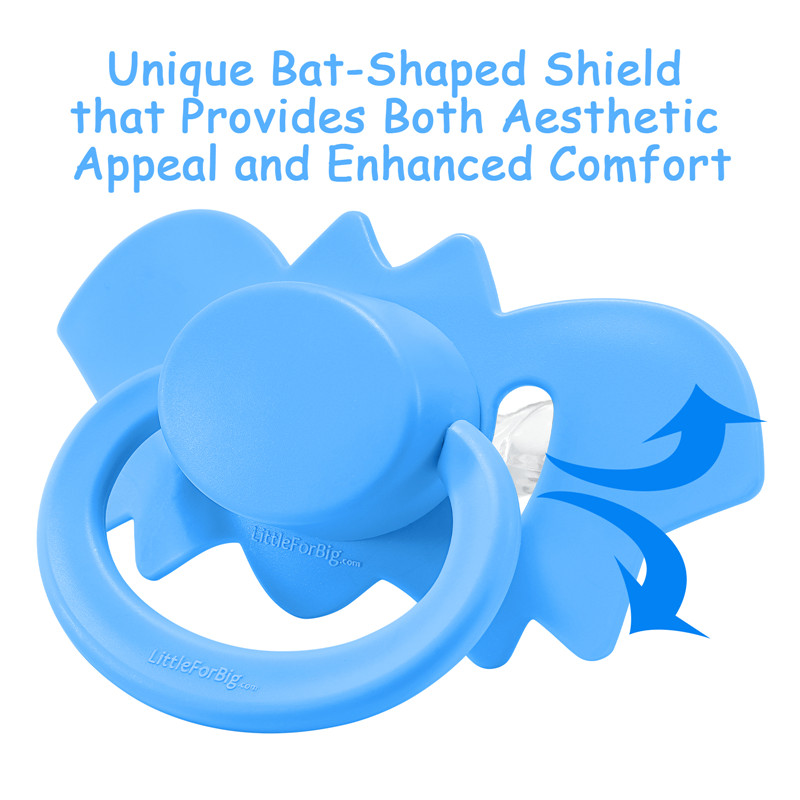 GEN-II Baby Bat Pacifier Blue